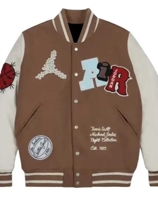 Jordan x Travis Scott Letterman Varsity Jacket Jordan x Travis Scott Letterman Varsity Jacket