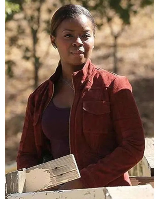 Justified S06 Erica Tazel Suede Jacket