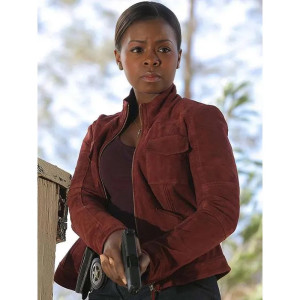 Justified S06 Erica Tazel Suede Jacket