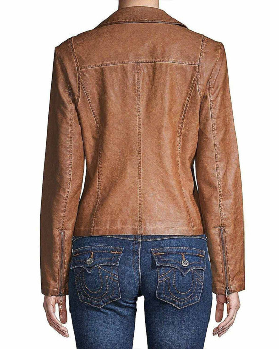 Kandyse Mcclure Virgin River S05 Brown Leather Jacket