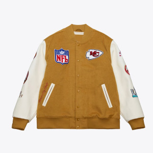 Kansas City Chiefs Dusted Varsity Jacket