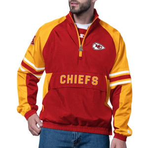 Kansas City Chiefs Prospect Half-Zip Pullover Jacket