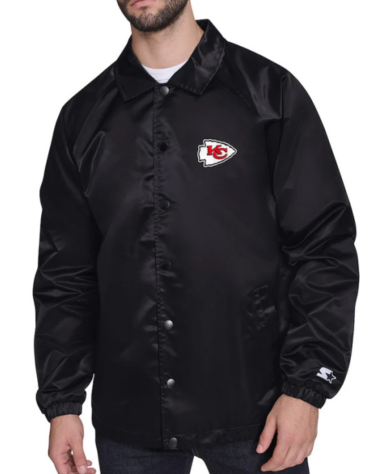 Kansas City Chiefs Retro Logo Coaches Jacket Kansas City Chiefs Retro Logo Coaches Jacket