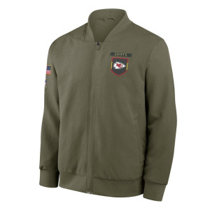 Kansas City Chiefs Sideline Full-Zip Bomber Jacket