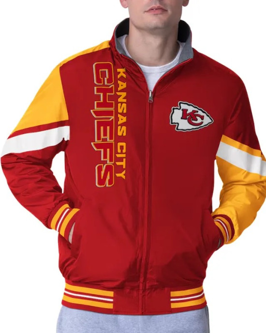Kansas City Chiefs Strong Arm Red Full-Zip Jacket Kansas City Chiefs Strong Arm Red Full-Zip Jacket