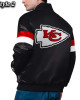 Kansas City Chiefs Triple Option Varsity Satin Jacket