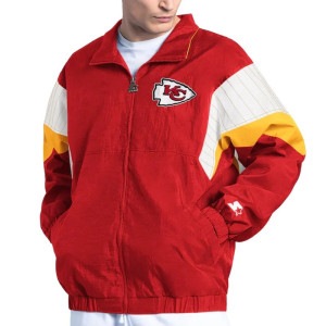 Kansas City Chiefs Yard Line Red Full-Zip Jacket