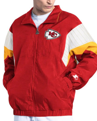Kansas City Chiefs Yard Line Red Full-Zip Jacket