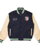 Kansas City Current Navy and Beige Varsity Jacket