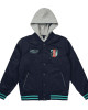 Kansas City Current Navy Hooded Bomber Jacket