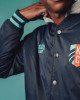 Kansas City Current Navy Hooded Bomber Jacket