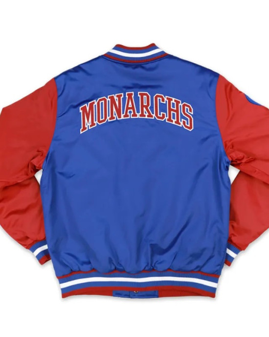 Kansas City Monarchs Blue and Red Jacket Kansas City Monarchs Blue and Red Jacket