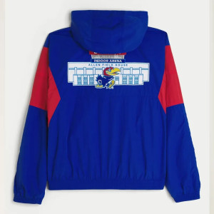 Kansas Jayhawks Royal Windbreaker Jacket