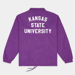 Kansas State Wildcats Roaring Logo Coaches Jacket