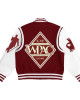 Kappa Alpha Psi Burgundy and White Letterman Jacket