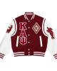 Kappa Alpha Psi Burgundy and White Letterman Jacket