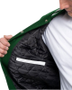 Kelly Green Wool Body & Bright White Leather Sleeves Letterman Jacket Kelly Green Wool Body & Bright White Leather Sleeves Letterman Jacket