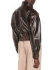 Kennedy Mcmann Nancy Drew Aviator Brown Leather Jacket Kennedy Mcmann Nancy Drew Aviator Brown Leather Jacket