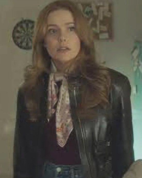 Kennedy Mcmann Nancy Drew Aviator Brown Leather Jacket Kennedy Mcmann Nancy Drew Aviator Brown Leather Jacket