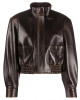 Kennedy Mcmann Nancy Drew Aviator Brown Leather Jacket Kennedy Mcmann Nancy Drew Aviator Brown Leather Jacket