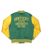 Kentucky State Green and Gold Baseball Jacket