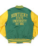 Kentucky State Green and Gold Baseball Jacket Kentucky State Green and Gold Baseball Jacket