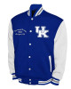 Kentucky Wildcats Fleece Royal and White Varsity Jacket