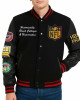 Khadarel Hodge HBCU Black Wool Varsity Jacket