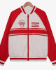 Krusty Krab Pizza Red and White Bomber Jacket