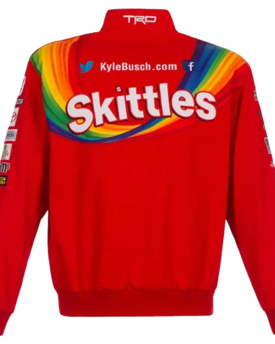 Kyle Busch Skittles Bomber Jacket Kyle Busch Skittles Bomber Jacket