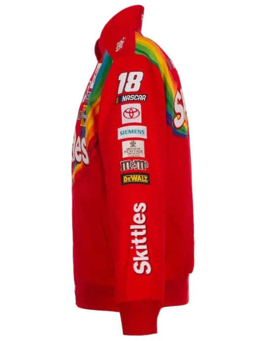 Kyle Busch Skittles Bomber Jacket Kyle Busch Skittles Bomber Jacket