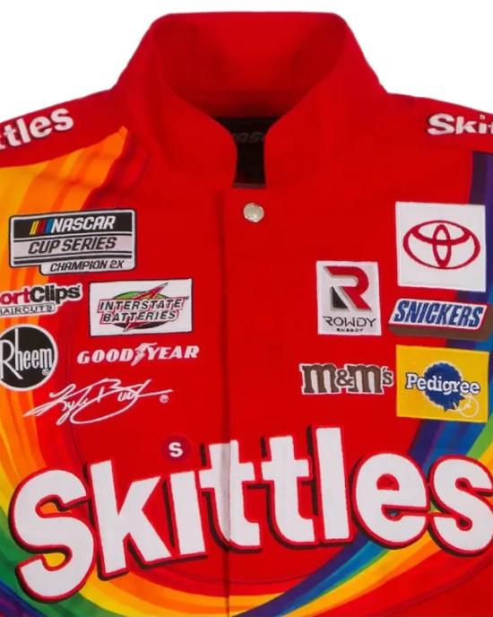 Kyle Busch Skittles Bomber Jacket Kyle Busch Skittles Bomber Jacket