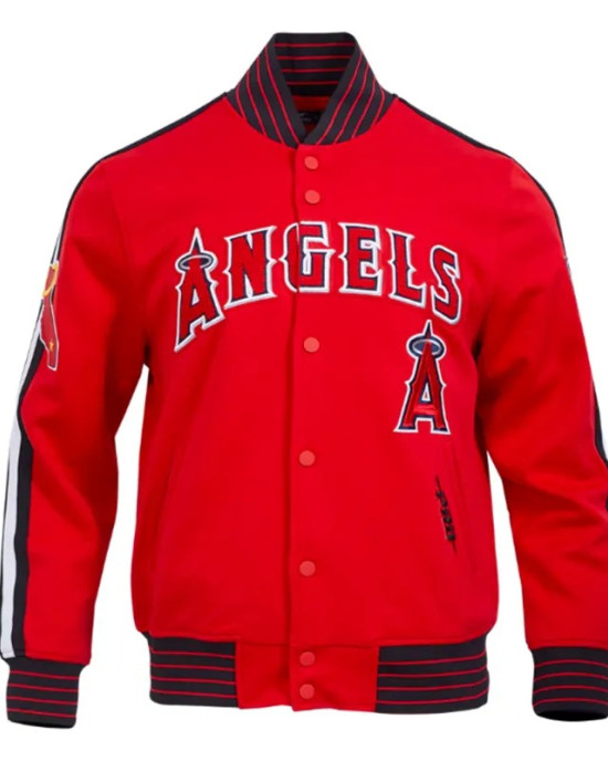 LA Angels Current Logo Game Day Red Jacket