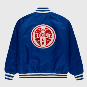 LA Angels PCL Royal Satin Royal Jacket
