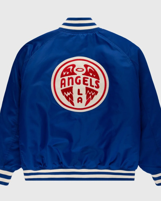 LA Angels PCL Royal Satin Royal Jacket