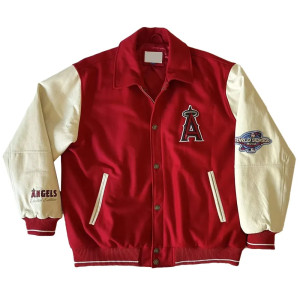 LA Angels World Series Champion 2002 Varsity Jacket