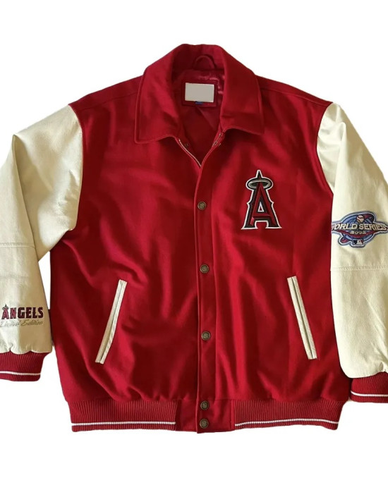 LA Angels World Series Champion 2002 Varsity Jacket LA Angels World Series Champion 2002 Varsity Jacket