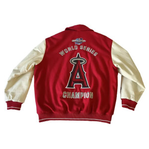 LA Angels World Series Champion 2002 Varsity Jacket