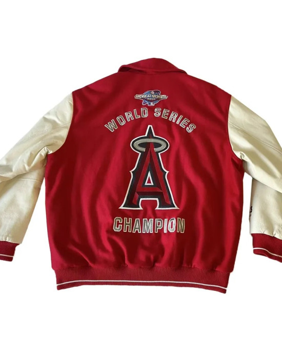 LA Angels World Series Champion 2002 Varsity Jacket LA Angels World Series Champion 2002 Varsity Jacket
