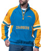 LA Chargers Prospect Powder Blue Half-Zip Pullover Jacket