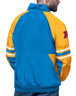 LA Chargers Prospect Powder Blue Half-Zip Pullover Jacket
