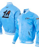 LA Clippers 2024/25 City Edition Chenille Blue Satin Jacket