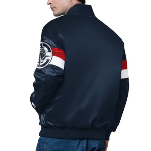 LA Clippers Triple Option Varsity Satin Jacket