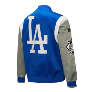 LA Dodgers Cooperstown Team Origins Satin Jacket