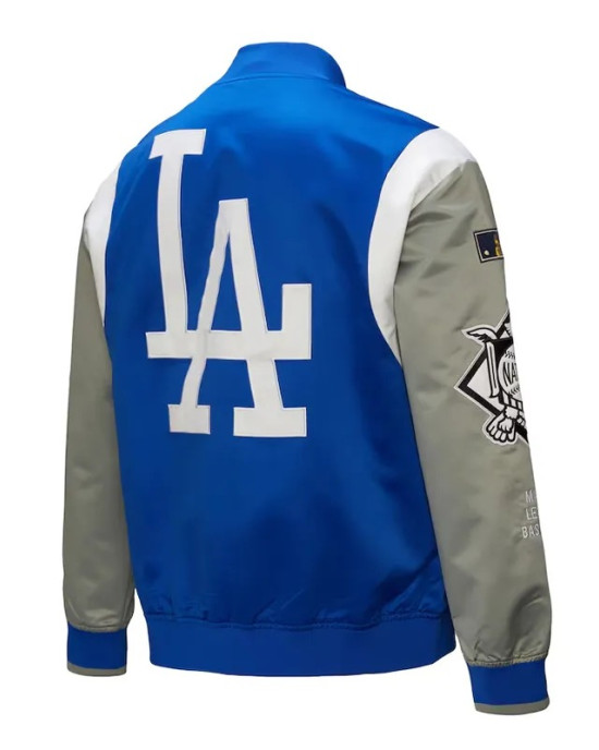 LA Dodgers Cooperstown Team Origins Satin Jacket LA Dodgers Cooperstown Team Origins Satin Jacket