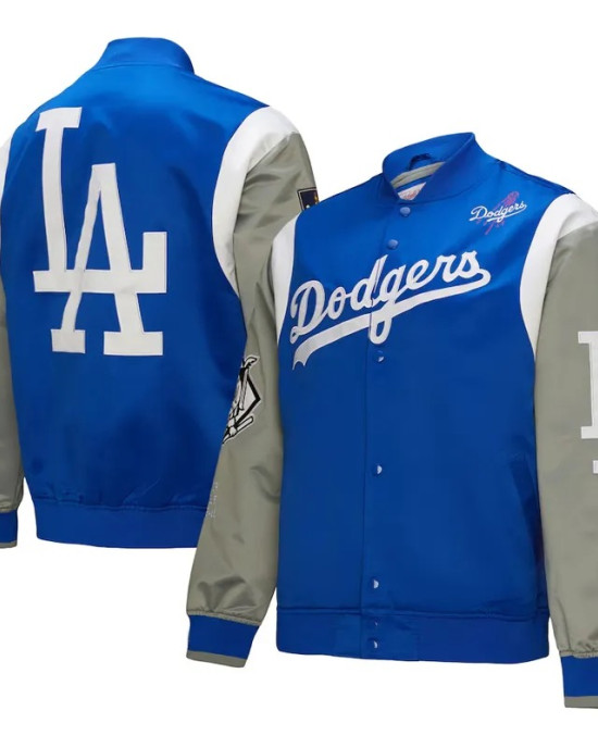 LA Dodgers Cooperstown Team Origins Satin Jacket LA Dodgers Cooperstown Team Origins Satin Jacket