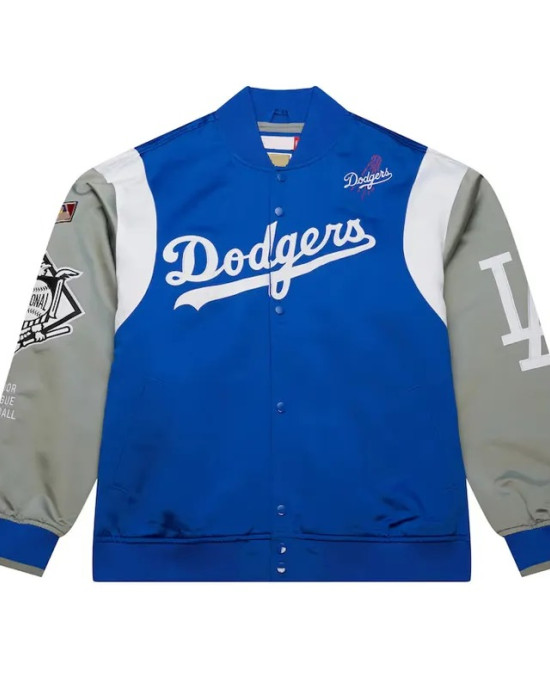 LA Dodgers Cooperstown Team Origins Satin Jacket LA Dodgers Cooperstown Team Origins Satin Jacket