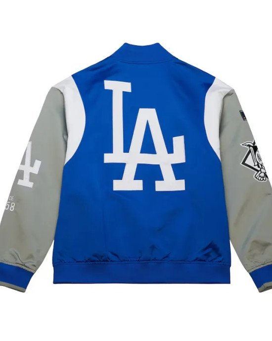 LA Dodgers Cooperstown Team Origins Satin Jacket LA Dodgers Cooperstown Team Origins Satin Jacket