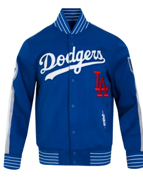 LA Dodgers Current Logo Game Day Blue Jacket