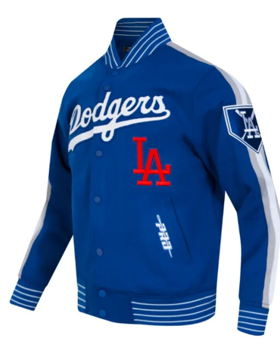 LA Dodgers Current Logo Game Day Blue Jacket